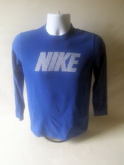 Nike boys blue long-sleeve T-shirt size L