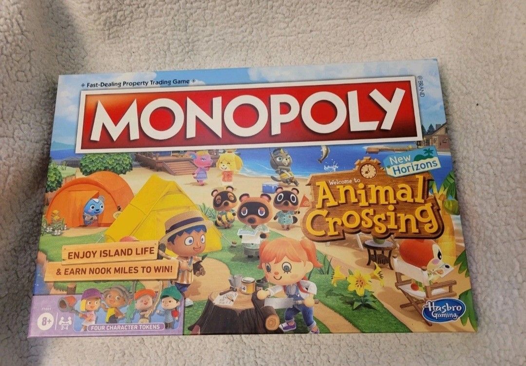 Monopoly Animal Crossing: New Horizons Edition Board Game Hasbro Gaming