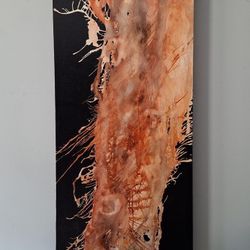 Original abstract painting by local ATX  artist