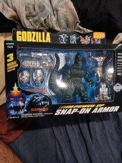 1995 Trendmasters Power Up Godzilla