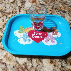 Care Bears Tray And Shot glass 