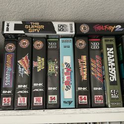 Neo Geo Games For Sale.  Send Your Best Offer
