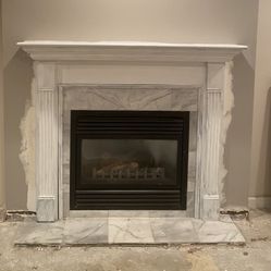 Wood Fireplace Surround 53h x 46.5 w