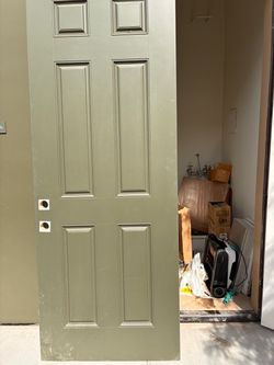 8ft solid wood doors.