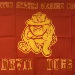 Military Arm Forces U.S. Marines Large Colorful Flag
