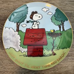 Danbury Mint "Just Wait 'Til Next Time, Red Baron!" "Peanuts Magical Moments"