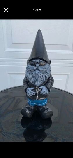 The well seasoned  biker gnome