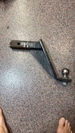 10” drop hitch