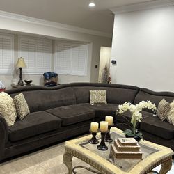 Brown Sectional Sofa