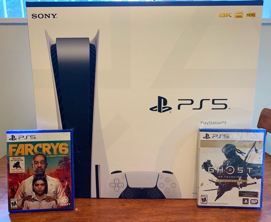 PS5 Bundle (2 Games And 1 Year Playstation Network Subscription)