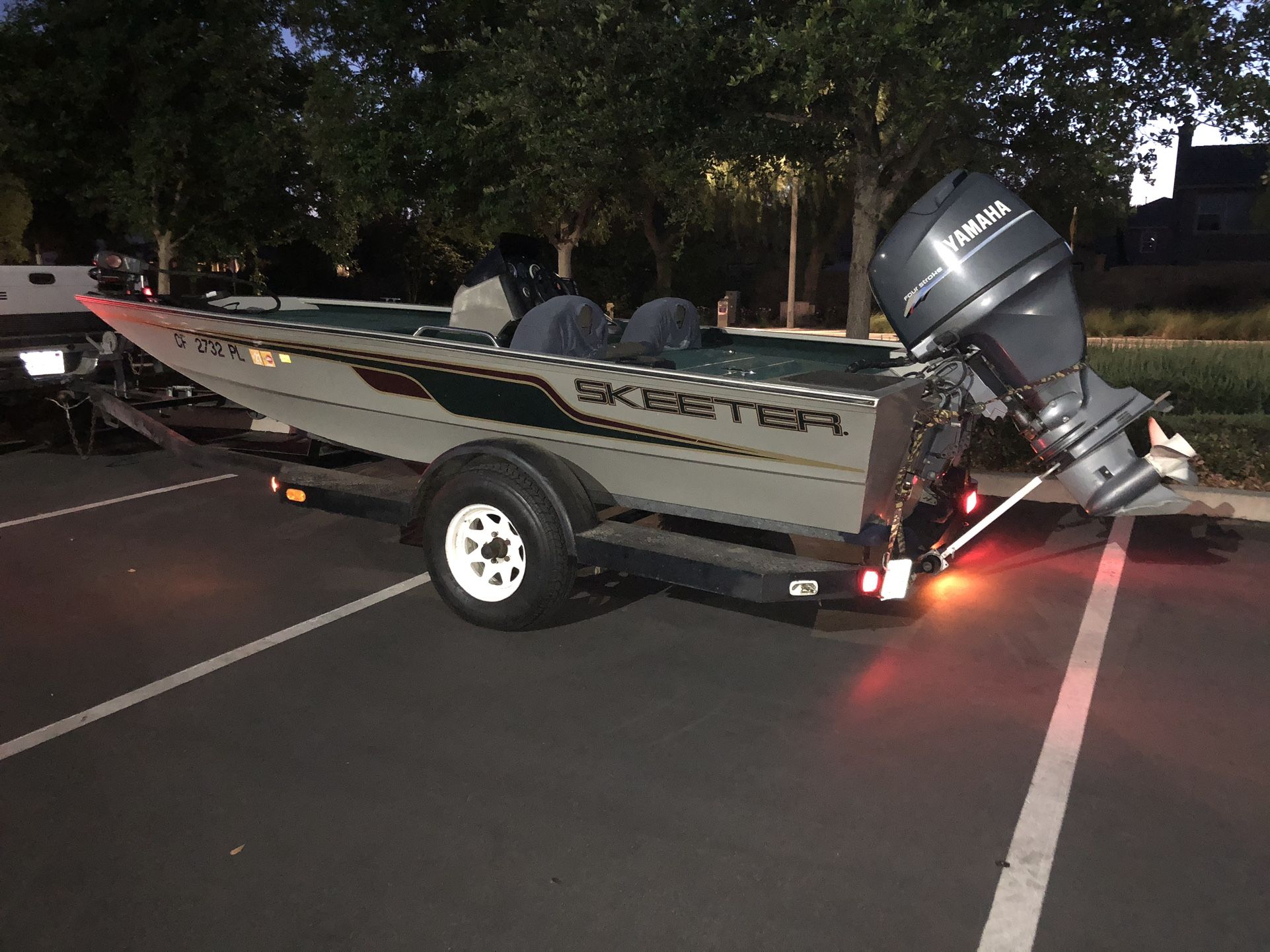 Skeeter Aluminum Bass Boat Yamaha 80