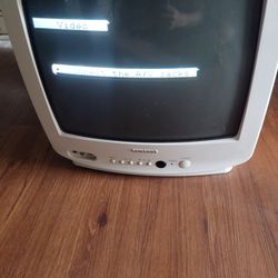 Old vintage Samsung CRT color TV 13 inch works good good shape great gaming TV no offers no trade 75th Ave Indian School serious buyers only please