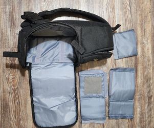Black Camera Bag with Dividers