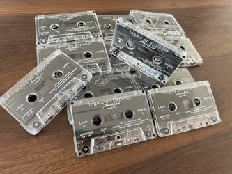 Auvifon, Ingles en Español 12 audio cassettes. English course.