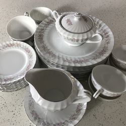 Teahouse Rose Fine China From Dansico