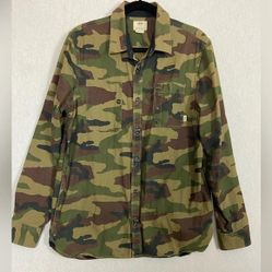 VANS ARLINGTON BUTTONDOWN SHIRT CAMO SZ M