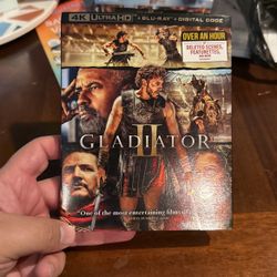 Gladiator 2 4k Blu Ray Combo Brand New Sealed With Slip Cover