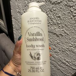 ASQUITH & SOMERSET Vanilla Sandalwood Body Wash 25.36 fl. oz HTF - NEW 15$ 