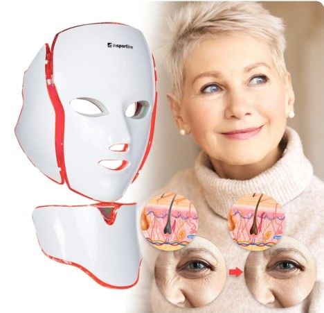 Colorful LED Beauty Facial Mask for skin rejuvenation and anti-aging Light Therapy