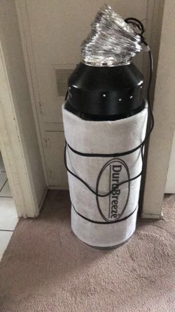 Carbon filter with fan