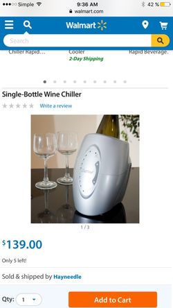 Single bottle wine cooler/warmer