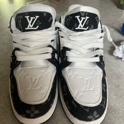 Black And White Lv Trainers