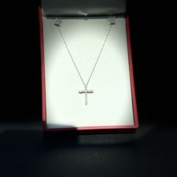 Diamond Necklace And earrings.