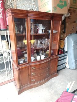 Wooden Display Cabinet