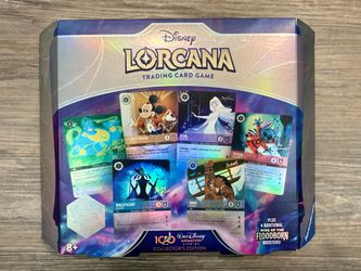 Disney Lorcana: D100 Collector’s Box - 4X Sealed Floodborn Booster Packs