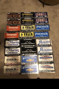 Plates/ Frames for car