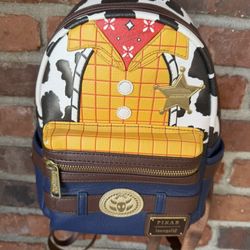 Disney Parks Loungefly Toy Story Woody Mini Backpack Original Used