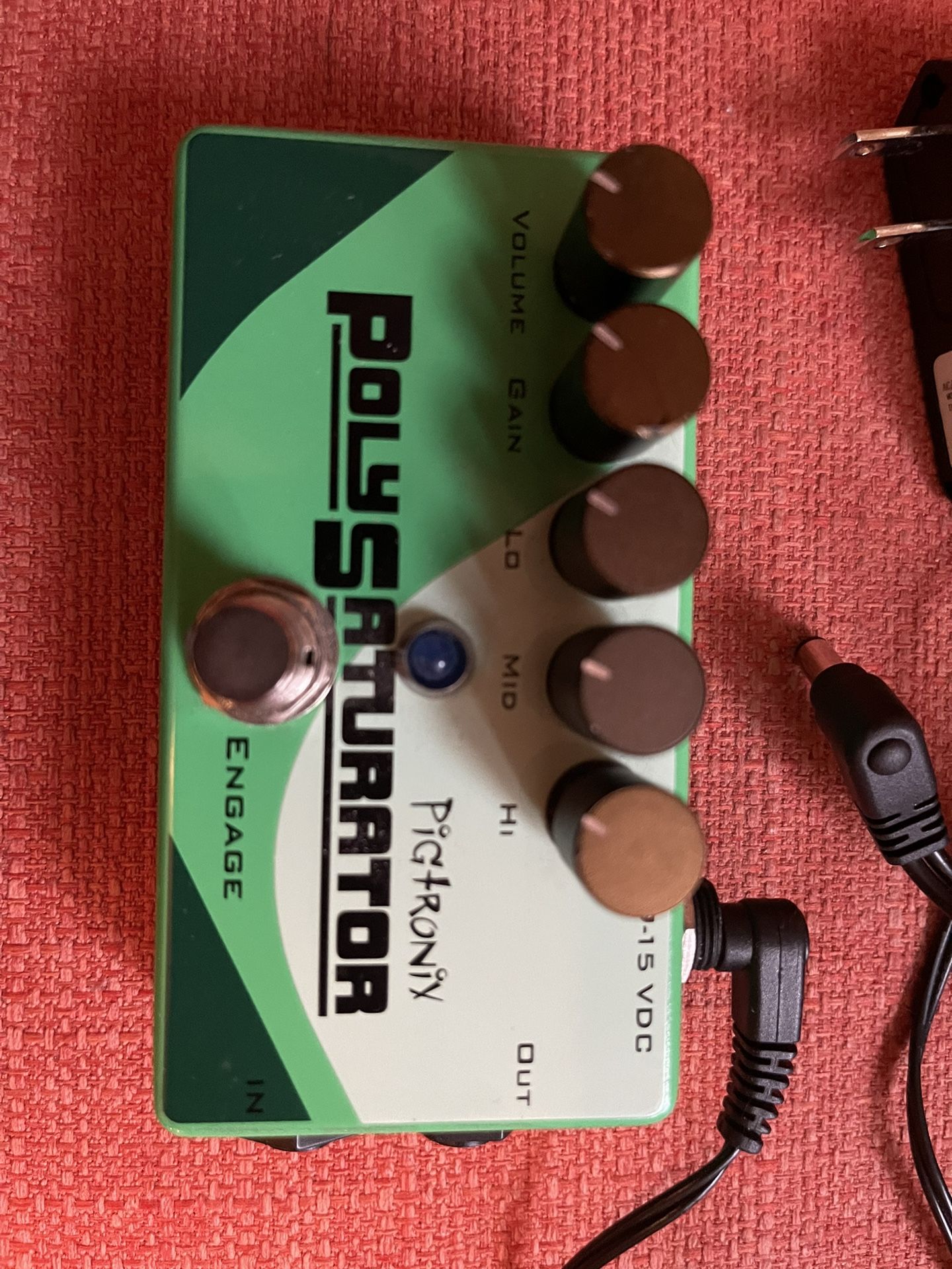 Pigtronix PolySaturator Distortion Pedal w/adapter
