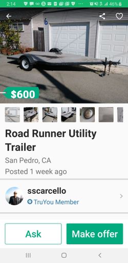Trailer 4x8 $300 I am moving out