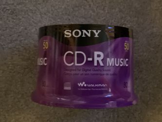 Sony CD-R Music Walkman 50Pk, Factory Sealed NEW