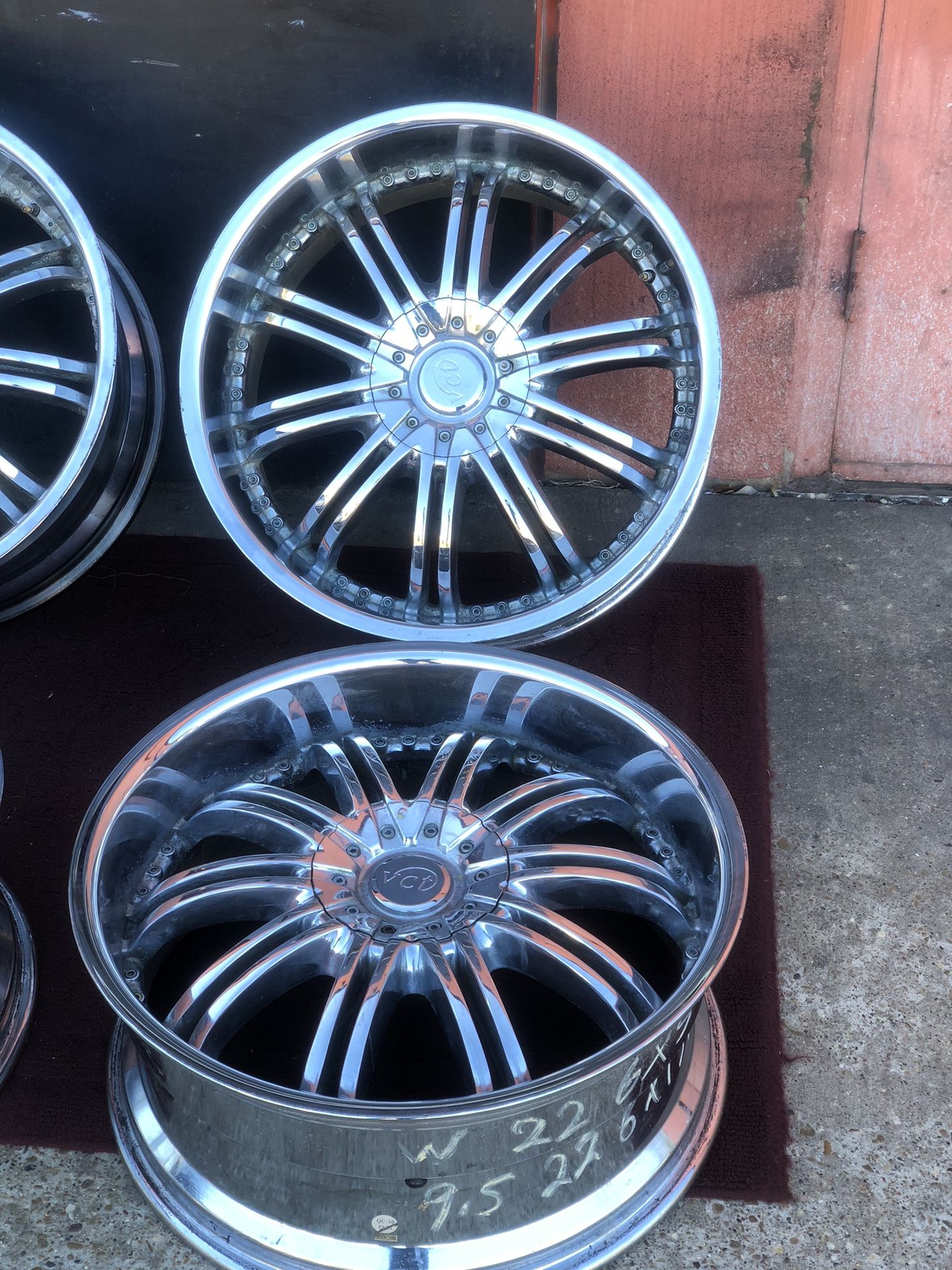 Chevy GMC Cadillac Dodge Nissan Infiniti Rims Wheels 22 Inch Chrome 6 ...
