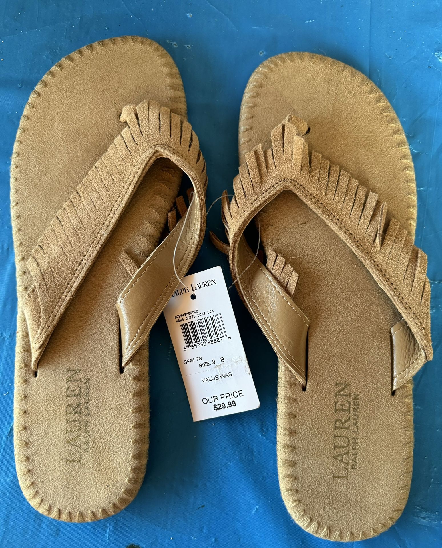 Ralph Lauren, INC, NY&C Sandals Size 9