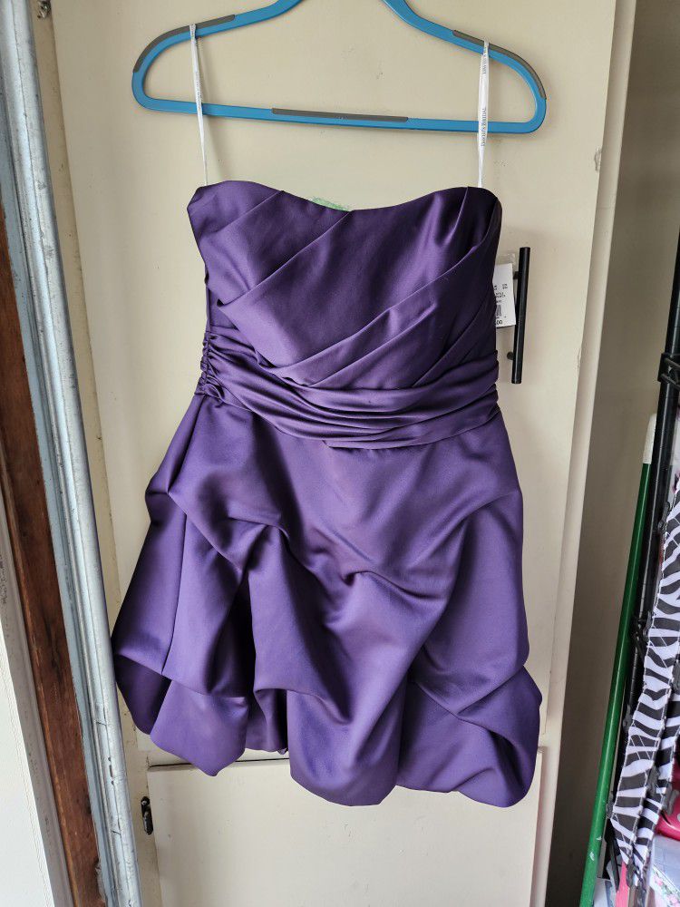 Eggplant Color Prom Dress. Size 12