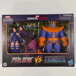Psylocke Vs Thanos GAMEVERSE MARVEL LEGENDS 2 Pack