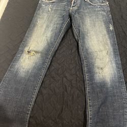 DSquard Men’s Jeans 33 Waist Size 32 Long 