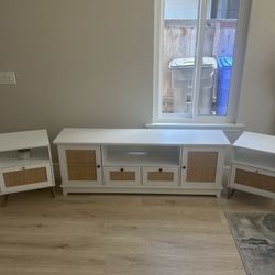 TV Stand and Side Tables