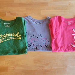 3 Aeropostale Women's Shirts Size M