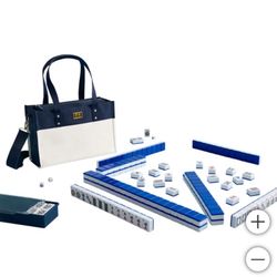 Mahjong Tile Set with Storage Tote 