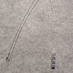 3.15 Carat Blue White 3 Round Diamond Pendant