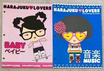 HARAJUKU LOVERS FOLDERS.ass iss 2 folders