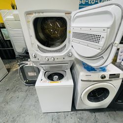 Stackable Ge Washer And Dryer No Credit Needed