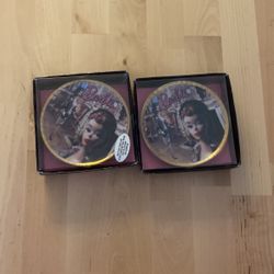 Vintage Evening Splendor Mini Plate With Easel 