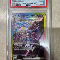 Pokemon Ceruledge #147 Psa 10 From Prismatic 
