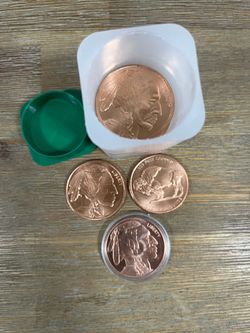 1 ounce of copper Buffalo Nickel coins 16