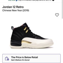 Jordan 12 Retro (2018 Chinese New Year) (9.5M) US 