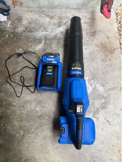 Kobalt 40-Volt 600-CFM battery operated Blower